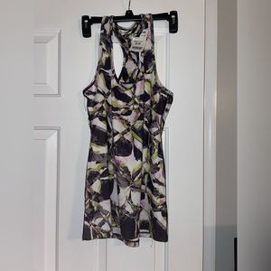 Athletic razor back tank top